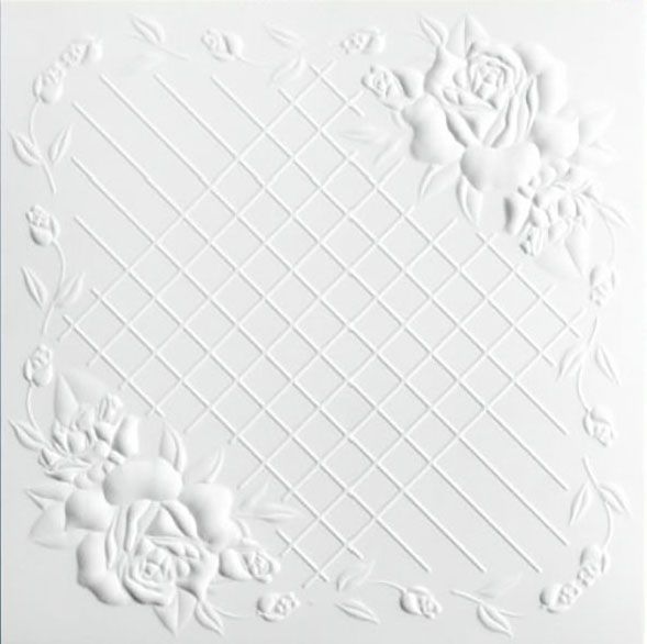 Плитка потолочная белая ламинированная Солид С-2064/42 (упак.168 шт.)