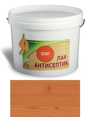 ЛАК-АНТИСЕПТИК деревозащитный состав цвет: орех 9 л (уп.1 шт.)