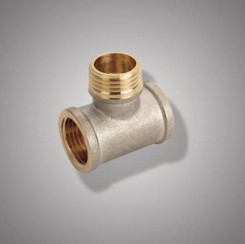 Тройник резьбовой латун. F 330.0505 (T 3/4F*3/4М*3/4F) (уп.5шт.)