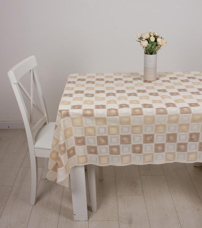 Клеенка ажурная "Lace Print" 217F-1  (1,37х20м)