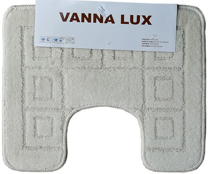Коврик Vanna Lux туалет (1предмет) 40х50 см бежевый