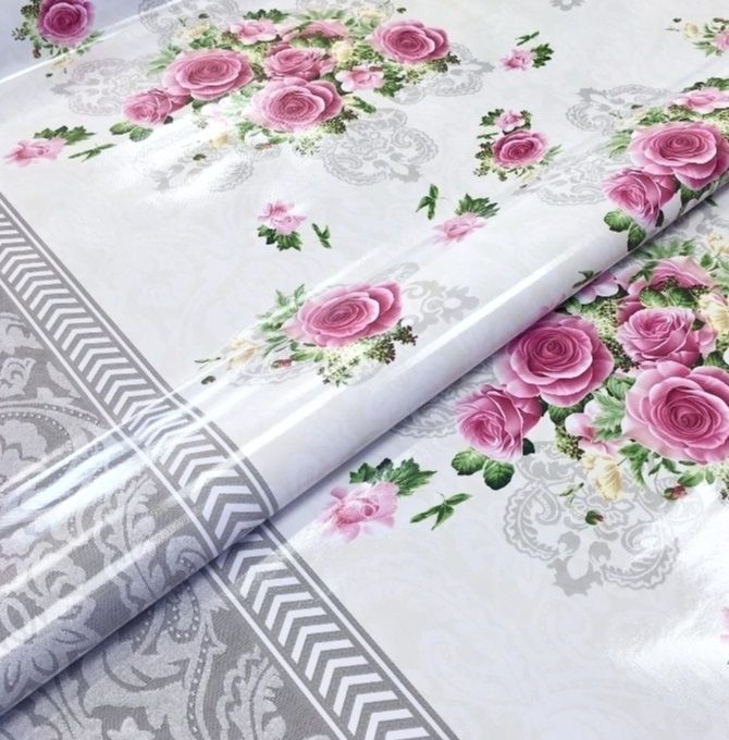 Клеенка на тк.основе "ГЛЯНЕЦ"  21643 (STS5578-1) (1.37х20м)