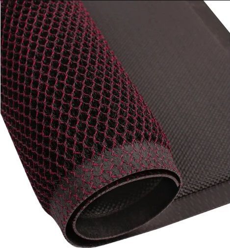 Коврик напольный Mesh Mat 60х90 красно-черный