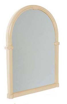 Зеркало для ванной в рамке бежевое ( слоновая кость), "Олимпия", упак. 3 шт.