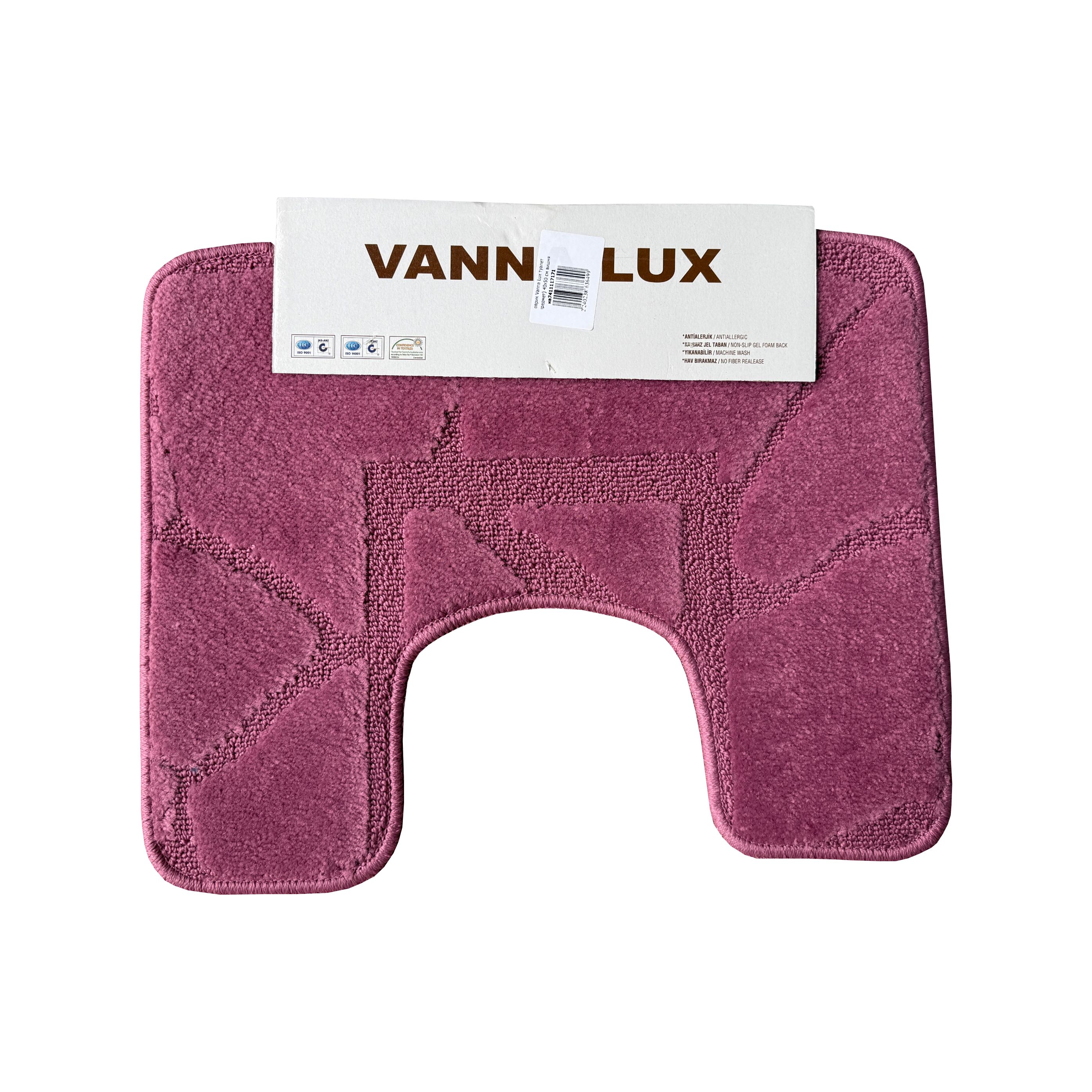 Коврик Vanna Lux туалет (1предмет) 40х50 см вишня