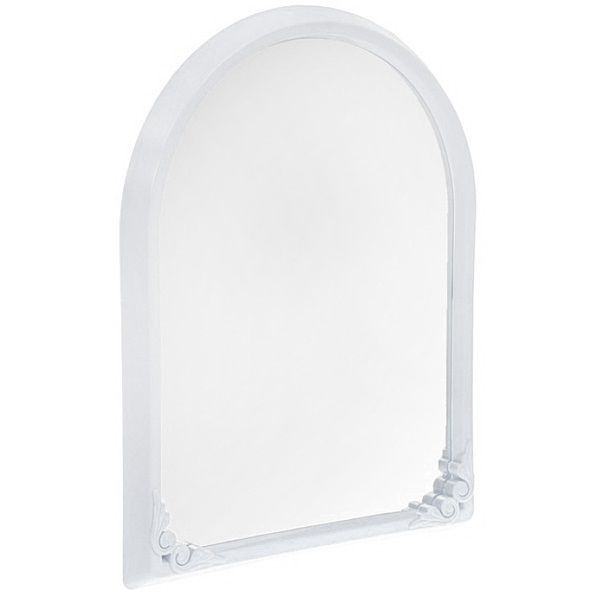 Зеркало для ванной в рамке белое, "Олимпия", упак. 3 шт.