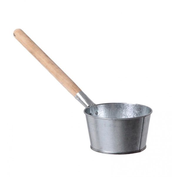 Ковш оцинкованный банный 1,5л