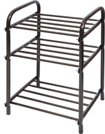 Этажерка "Комфорт1" узкая (500х330х450) 3-х ярусн. разборн. ЭТК1/А Ника