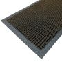 Коврик напольный Mesh Mat 45х75 черно-золотой