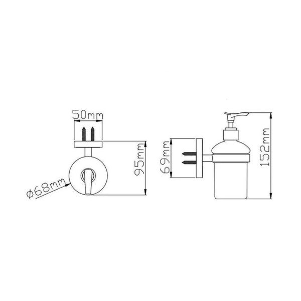 Дозатор для жидкого мыла P2927 (29 серия)