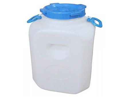 Бочка 30л квадратная белая Ижевск