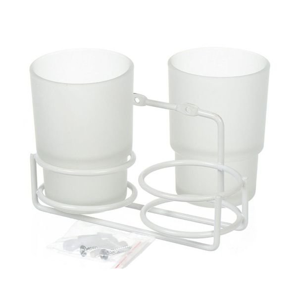 Настенный двойной  стакан   P29-7 (28 серия)