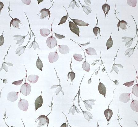 Клеенка на тк.основе "Алегра" Цветок хлопка (1.40х20м)