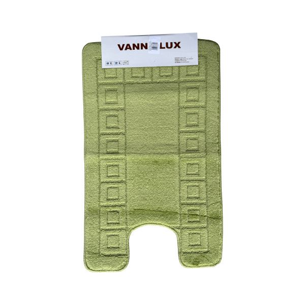 Коврик Vanna Lux туалет (1предмет) 50х80см зеленый