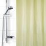 Штора для ванной тканевая желтая, ромб, "Бриллиант", 180*180