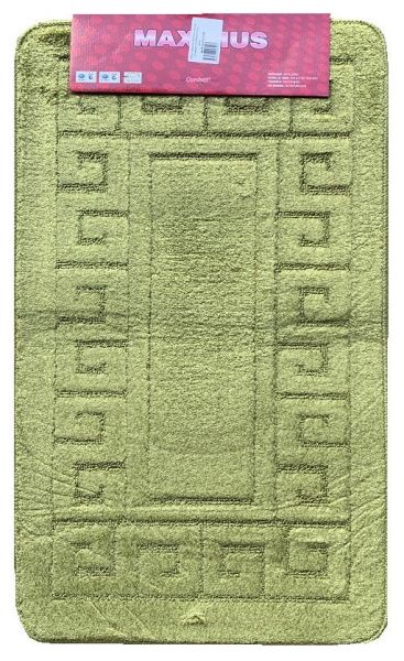 Набор ковриков Maximus (2предмет) 50х80/40х50см 587 зелён.