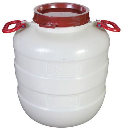 Бочка 30л круглая белая Ижевск