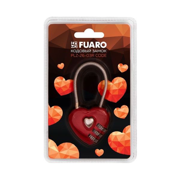 Замок кодовый PLZ-TRAVEL-2603R CODE (PLZ-26-03R) /блистер
