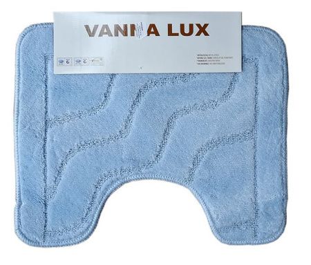 Коврик Vanna Lux туалет (1предмет) 40х50 см голубой