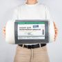 Набор для перетяжки мебели 50*50см (кожа, поролон 22кг/м3, 20мм, гвозди) серый