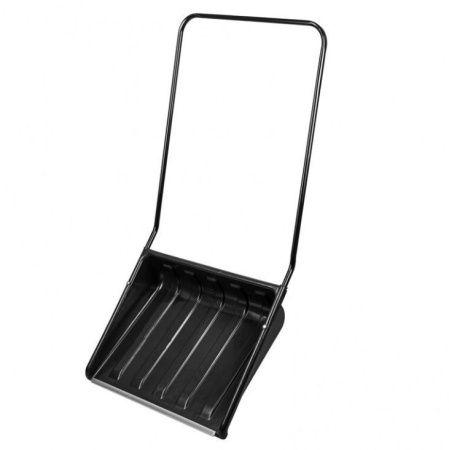 Лопата (движок, скрепер) для снега 700*550 большой с П-обр.ручкой "Элита"