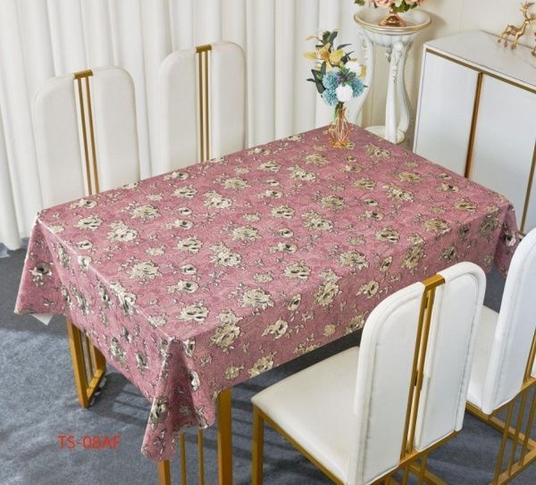 Клеенка на тк.основе лазерная "Жемчуг с принтом" 21692 (1.37х20м)