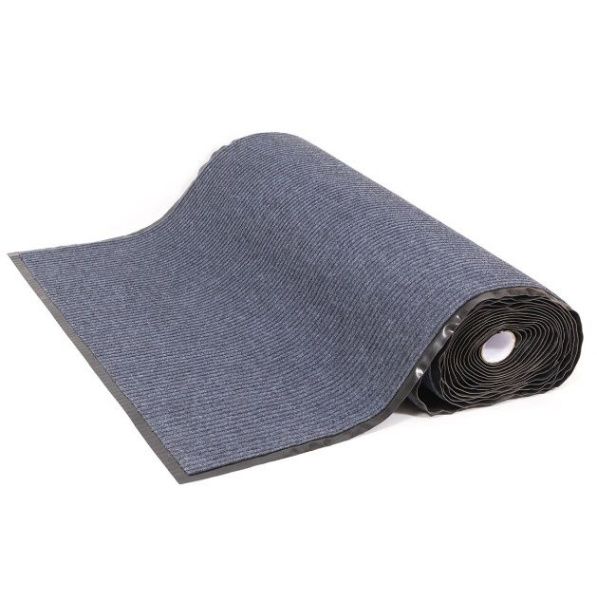 Напольная дорожка ворсовая влаговпитывающая 0,9*15м серая