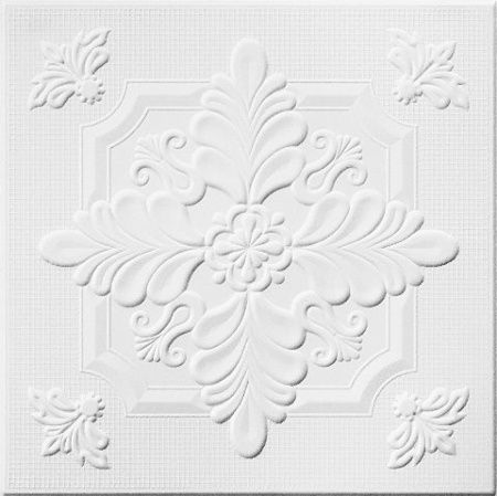 Плитка потолочная белая ламинированная Солид С-2065/36 (упак.144 шт.)