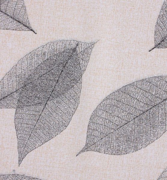 Клеенка на тк.основе "Аурум" Серебряные листья (1.40х20м)