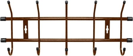 Вешалка настенная ВН5/А 5-крючков (484 х 188 мм.) медь Ника (упак.5 )