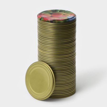 Крышка металлическая лакированная СКО 1-82 "Ассорти" (упак. 50 шт.)