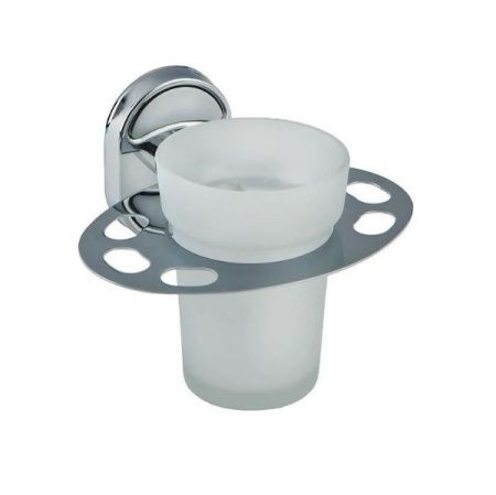 Держатель зубных щеток малый со стаканом Potato P 2906-1