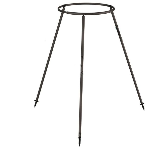 Кустодержатель "Пион" d32хh70см черн.пластик