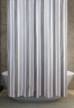 Штора для ванной тканевая бежевая, хайвей BT-829214 , "Дорофей", 180*180