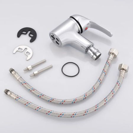 Смеситель для биде монокомандный  хром  Potato Эверест B50-021