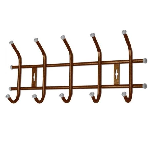 Вешалка настенная ВНТ5М/А 5-крючков (485 х 215 мм.) медный антик Ника (упак.5 )