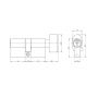 Цилиндровый механизм AZ1002Knob60 хром