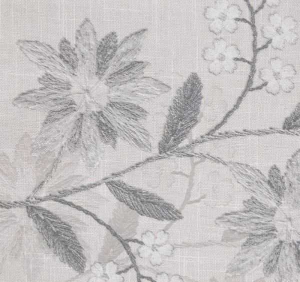 Клеенка на тк.основе "Аурум Колор" Серебряные цветы (1.40х20м)