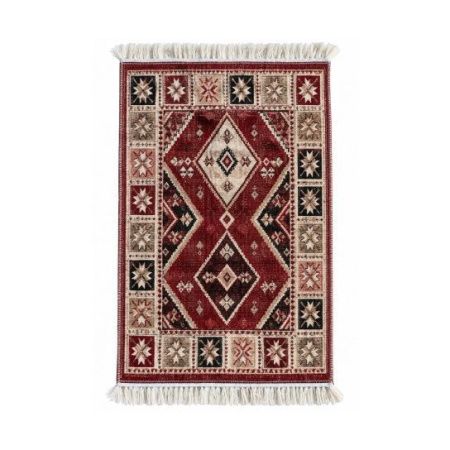 Коврик из хлопка 60*120 крем./кор. UK70431 Kilim Usak