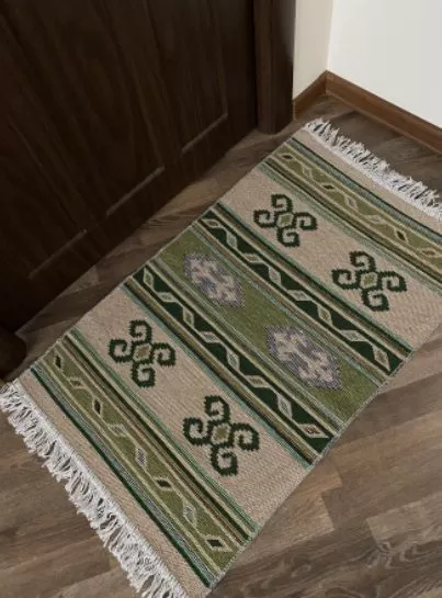 Коврик из хлопка 60*120 зел. UK10 6120201 Kilim Usak