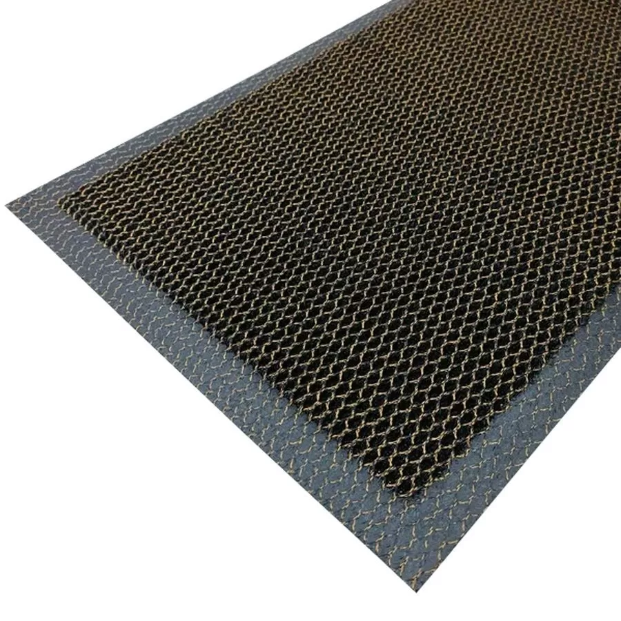 Коврик напольный Mesh Mat 60х90 черно-золотой