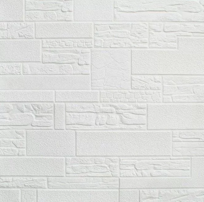 Панель самокл. 3D 700х700х5,0мм арт.541 «Плитка ВЕНЕЦИЯ белая» (упак. 10шт.) (ДЕКОФИКС)