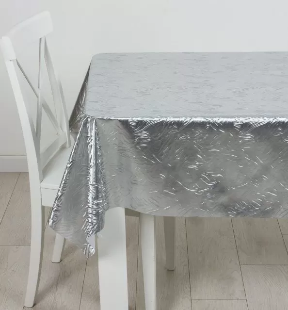 Клеенка на тк.основе "Аурум" Грация ветра (серебро) (1.40х20м)