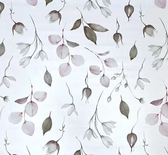 Клеенка на тк.основе "Алегра" Цветок хлопка (1.40х20м)