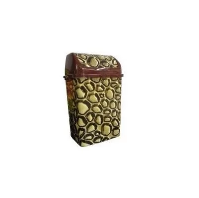 Ведро для мусора 8л "Золото" беж/кор.