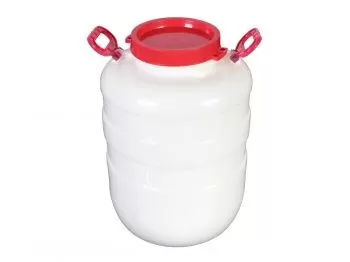 Бочка 40л круглая белая Ижевск