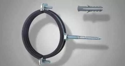 Хомут с дюбелем JSGK-3" (82-90мм) (упак.5шт.)