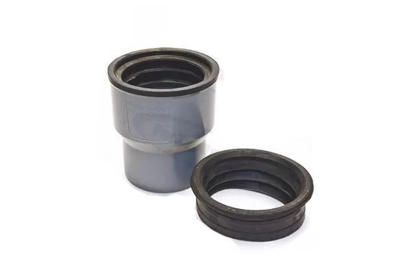 Переход чуг/пл д110/124 (уп.80 шт.)