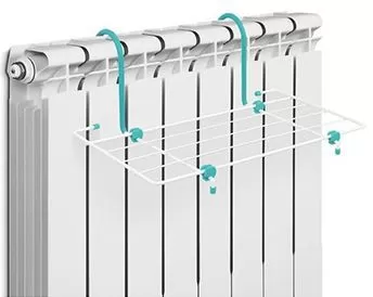 Сушилка для белья на батарею, 45 см (5кг.), серая, СБ5-45П/С, Ника