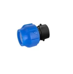 Муфта ПНД компр. соединительная c внутренней резьбой  32х1/2" (100/20) VALFEX